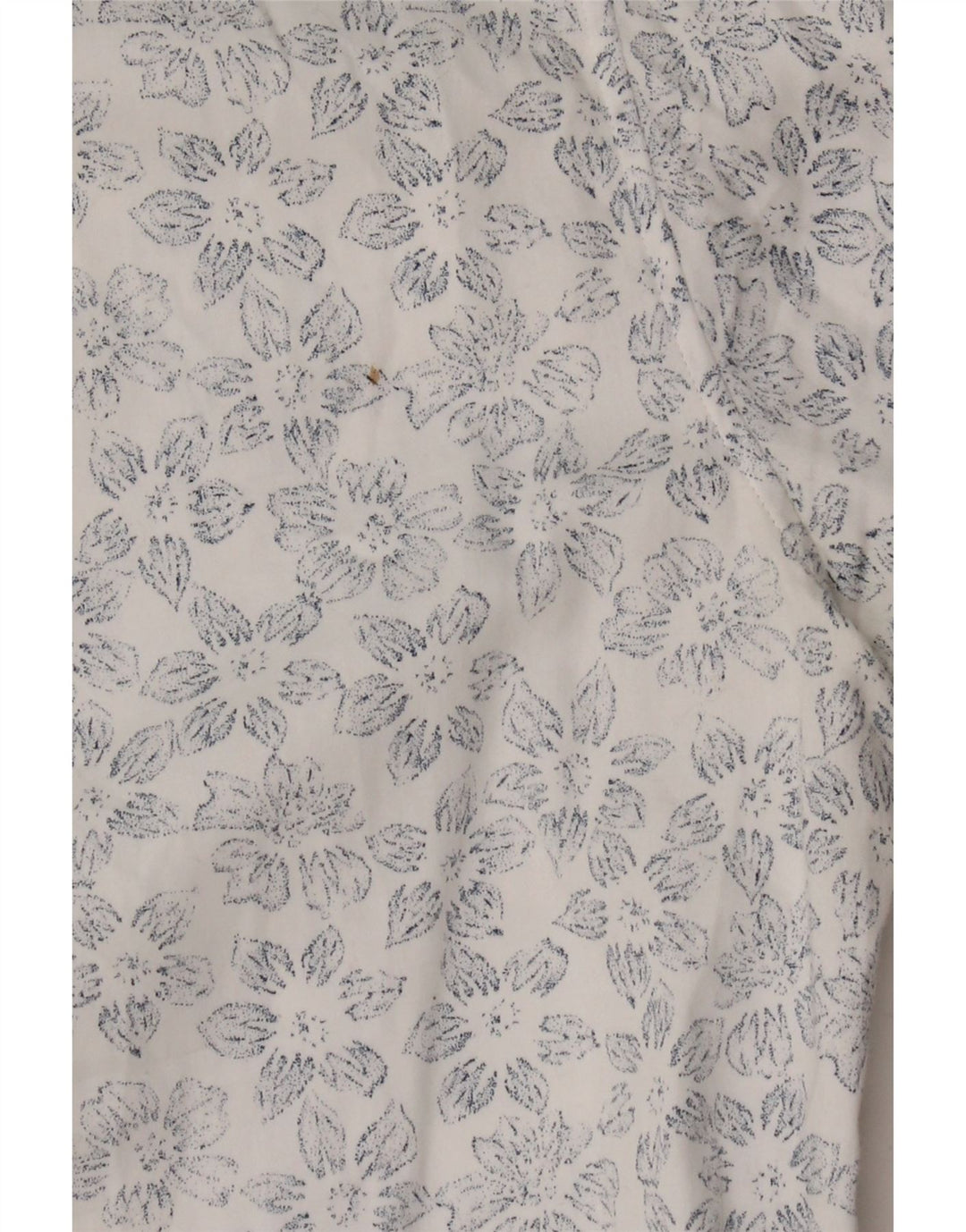 Ted Baker Herrenhemd, Größe 3, mittelgroß, weiße Baumwolle mit Blumenmuster
