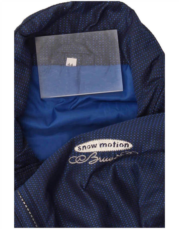 Brugi Herren ärmellose Skijacke UK 44 2XL Marineblau kariert Winter