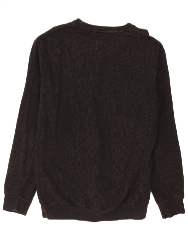 Zara Herren-Sweatshirt-Pullover, große schwarze Baumwolle