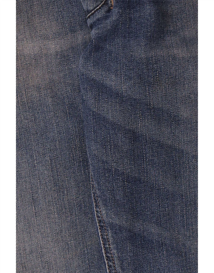 Diesel Herren Straight Jeans W36 L32 Blaue Baumwolle