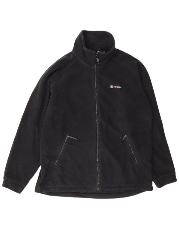 Berghaus Herren Fleecejacke UK 40 Large Schwarz Polyester