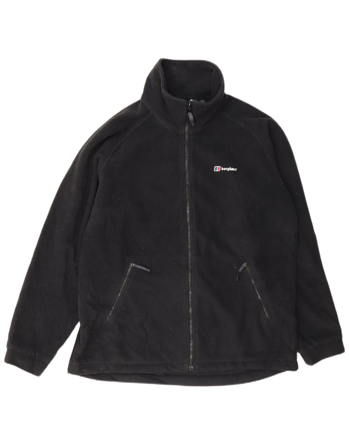 Berghaus Herren Fleecejacke UK 40 Large Schwarz Polyester
