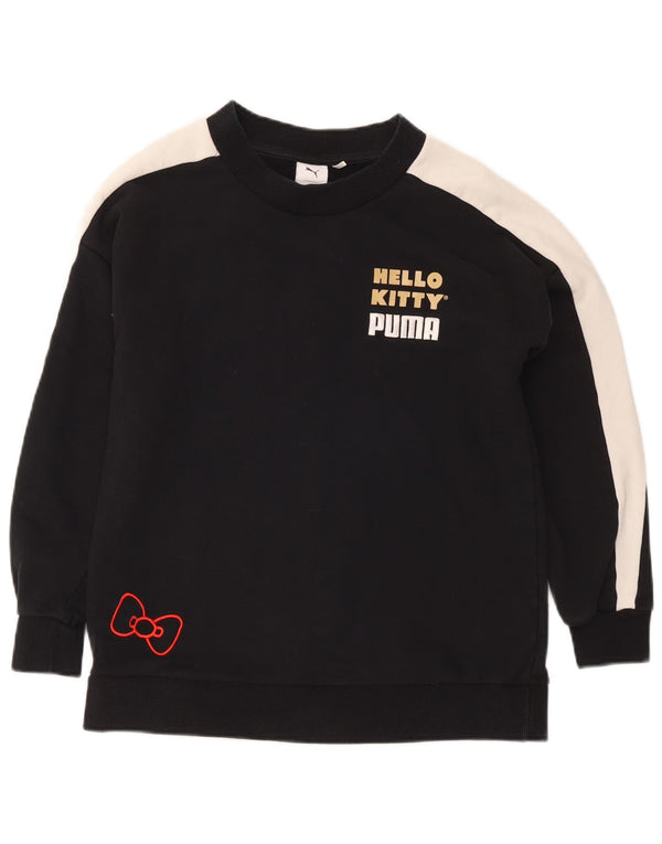 Puma Mädchen Hello Kitty Graphic Sweatshirt Pullover 13–14 Jahre XS Schwarz