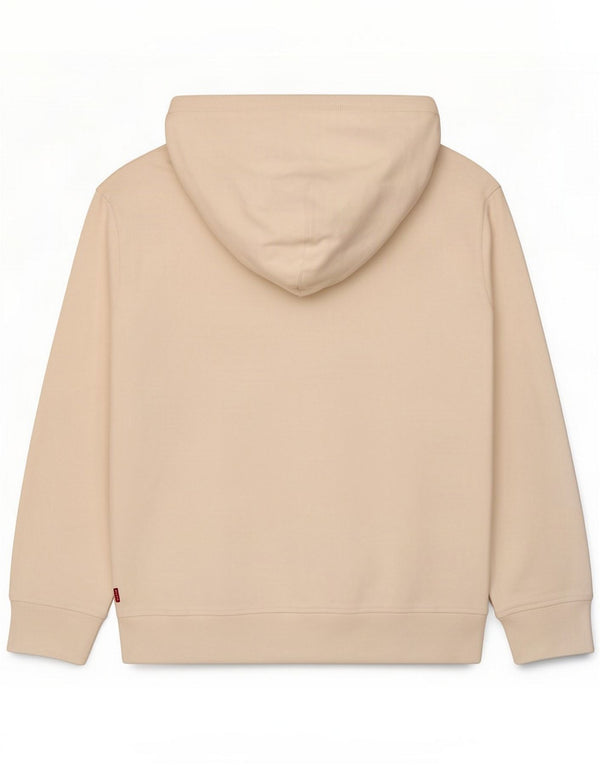 Levi's Mens Graphic Hoodie Jumper Small White Cotton