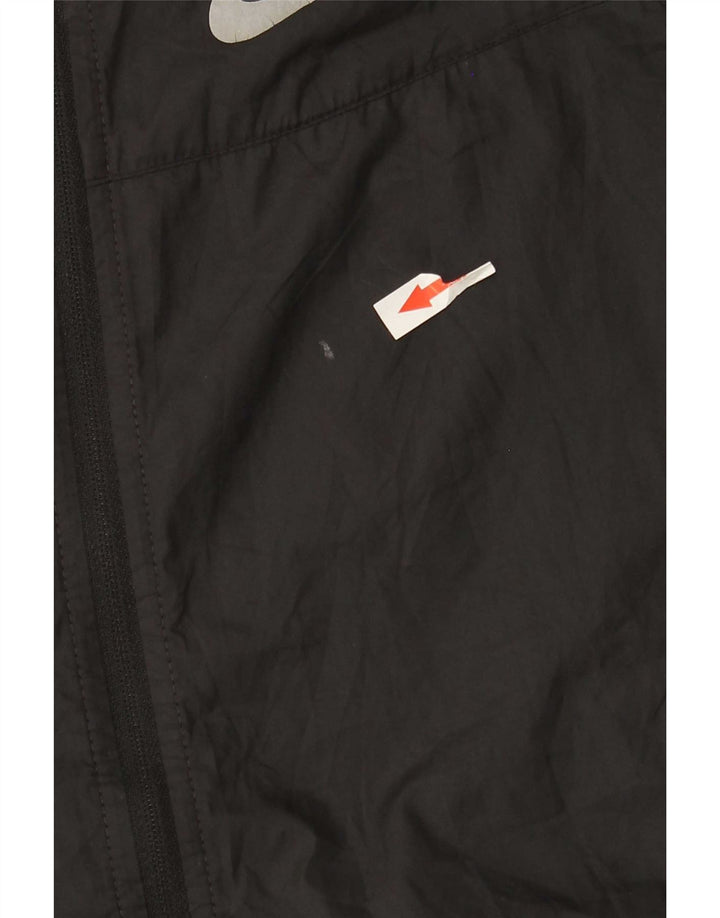 Nike Damen-Regenjacke mit Kapuze, UK 6, XS, Schwarz, Polyester
