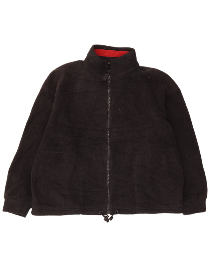 Marks & Spencer Damen St. Michael Fleecejacke UK 16 Large Schwarz