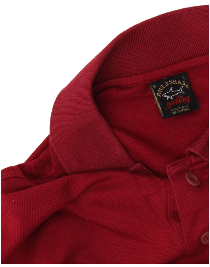 PAUL & SHARK Herren Poloshirt Large Rot