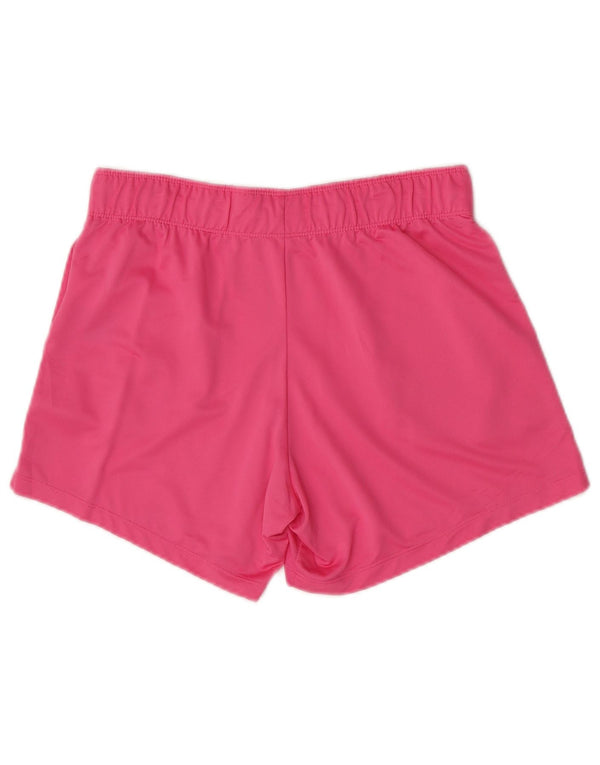 Nike Damen Dri Fit Sport Shorts UK 10 Small Rosa Polyester