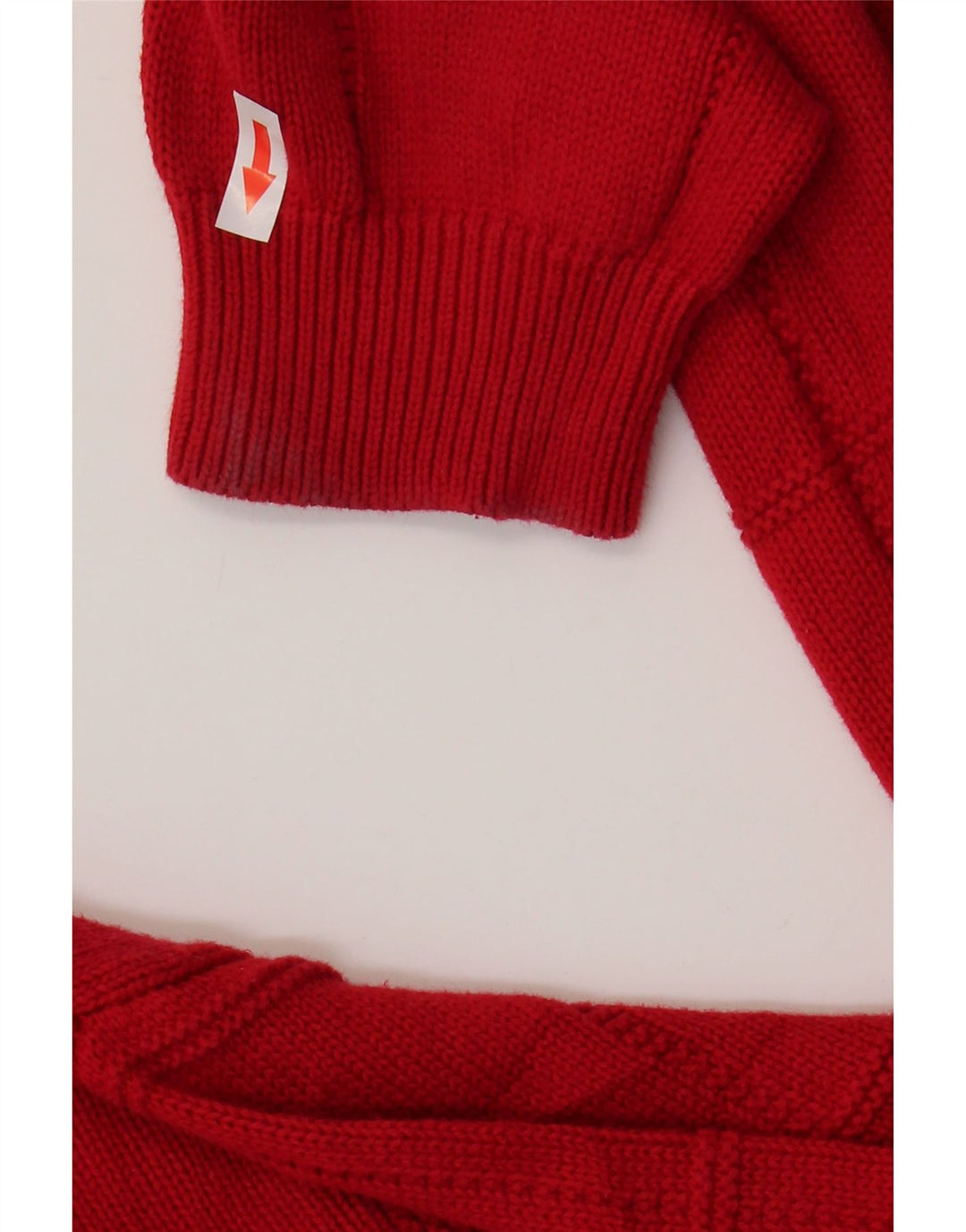 Izod Herren-Pullover mit Rundhalsausschnitt, XL, rote Baumwolle