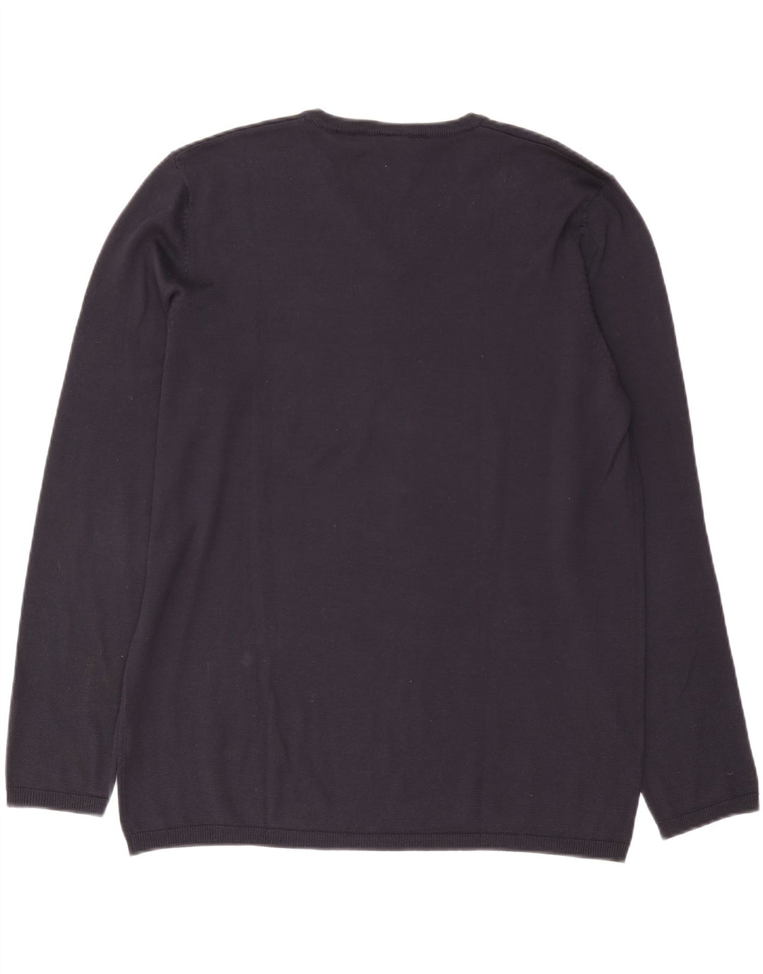 Dkny Herren-Pullover mit V-Ausschnitt, XL, Marineblau, Seide