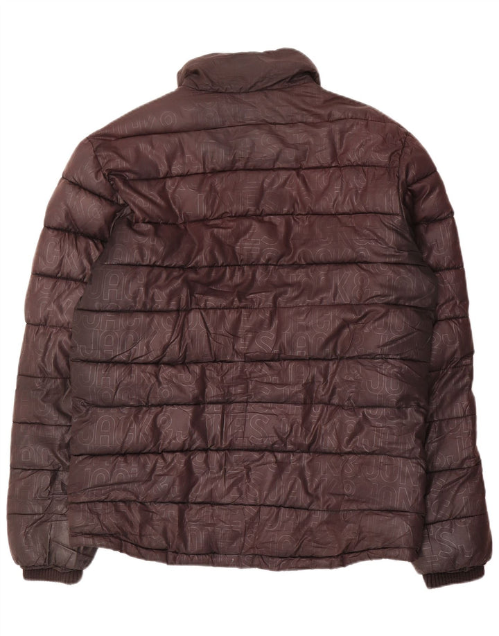 Jack & Jones Herren Wattierte Jacke UK 40 Large Braun