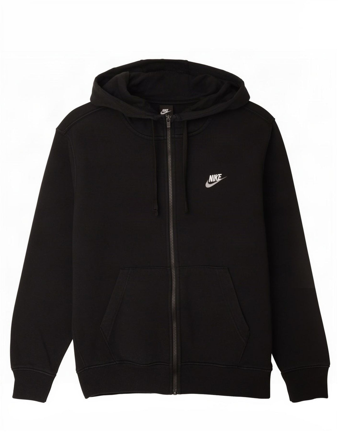 Nike Herren-Kapuzenpullover mit Reißverschluss, mittelgroß, Schwarz