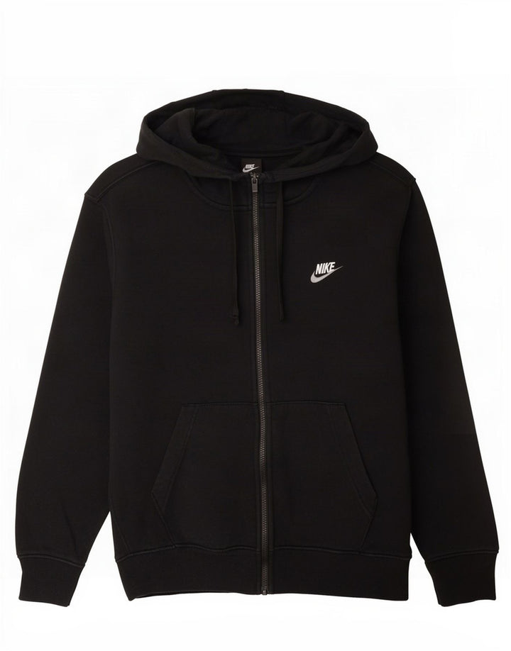 Nike Herren-Kapuzenpullover mit Reißverschluss, mittelgroß, Schwarz