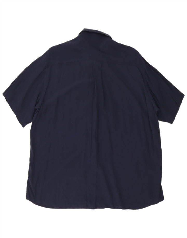 Rimini Herren Kurzarmhemd XL Marineblau Viskose