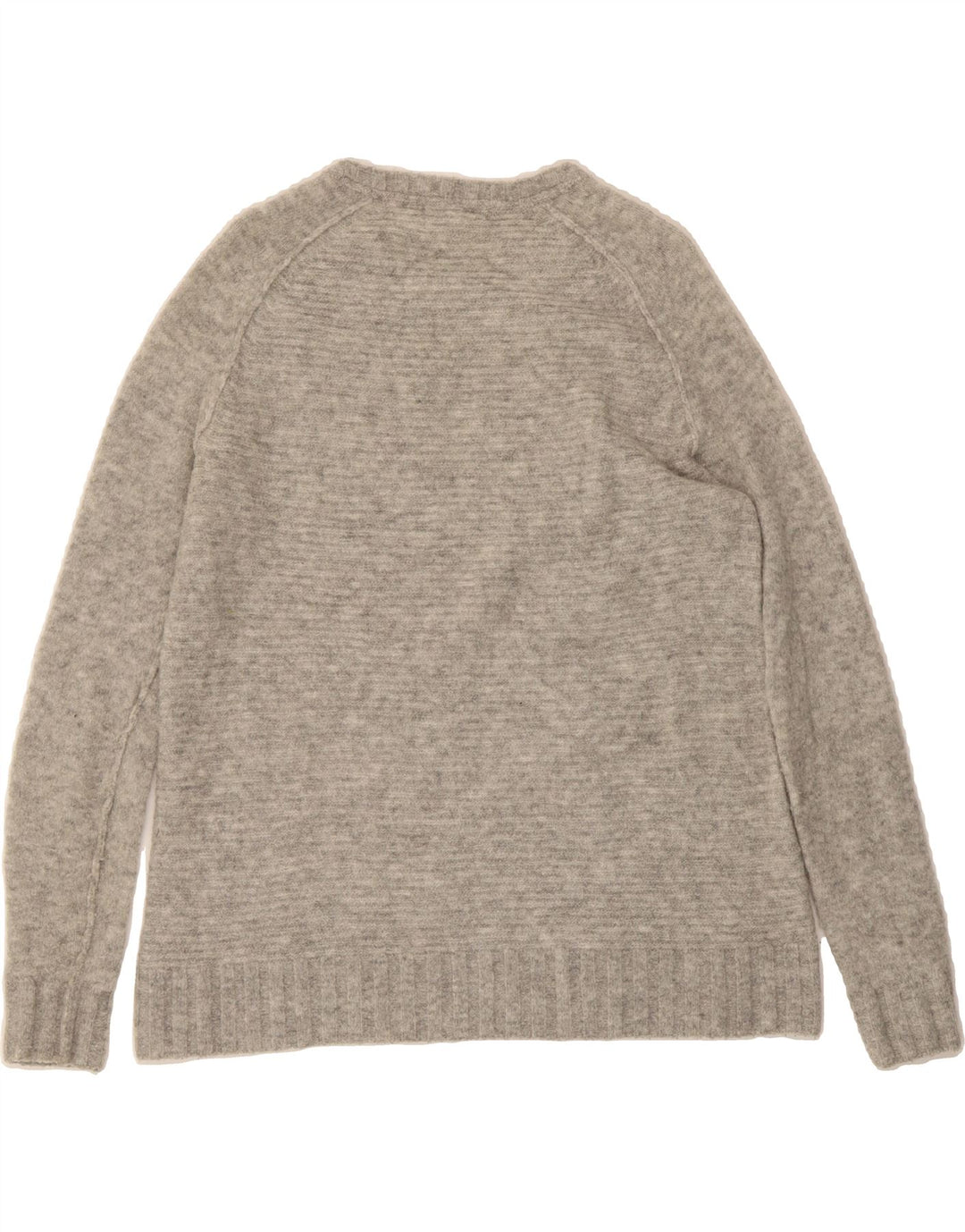 WHITE STUFF Womens Boat Neck Jumper Sweater UK 12 Medium Grey Nylon Vintage White Stuff and Second-Hand White Stuff from Messina Hembry 