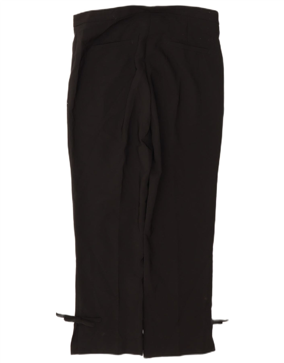 Gerade Damen-Freizeithose von Zara, Größe L, W30, L27, Schwarz, Polyester