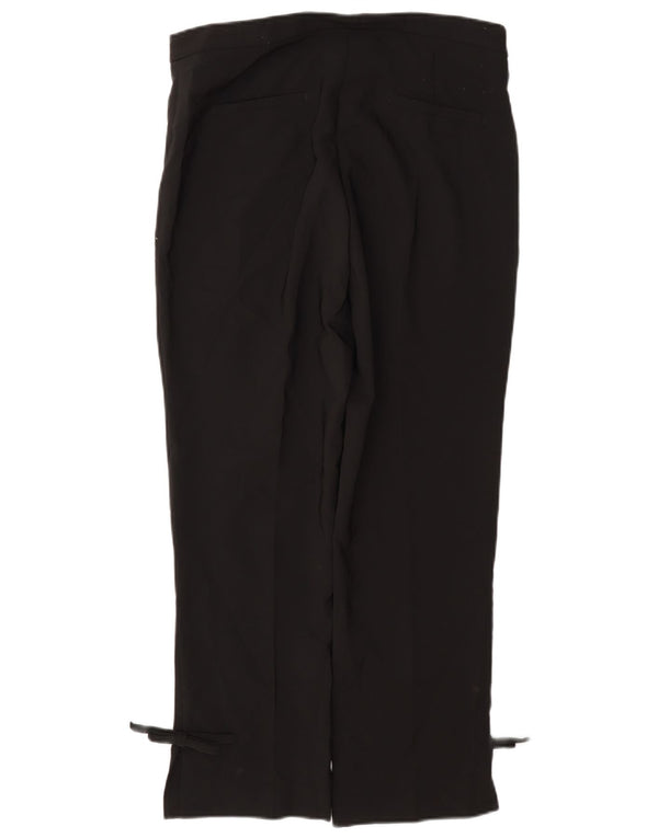 Gerade Damen-Freizeithose von Zara, Größe L, W30, L27, Schwarz, Polyester