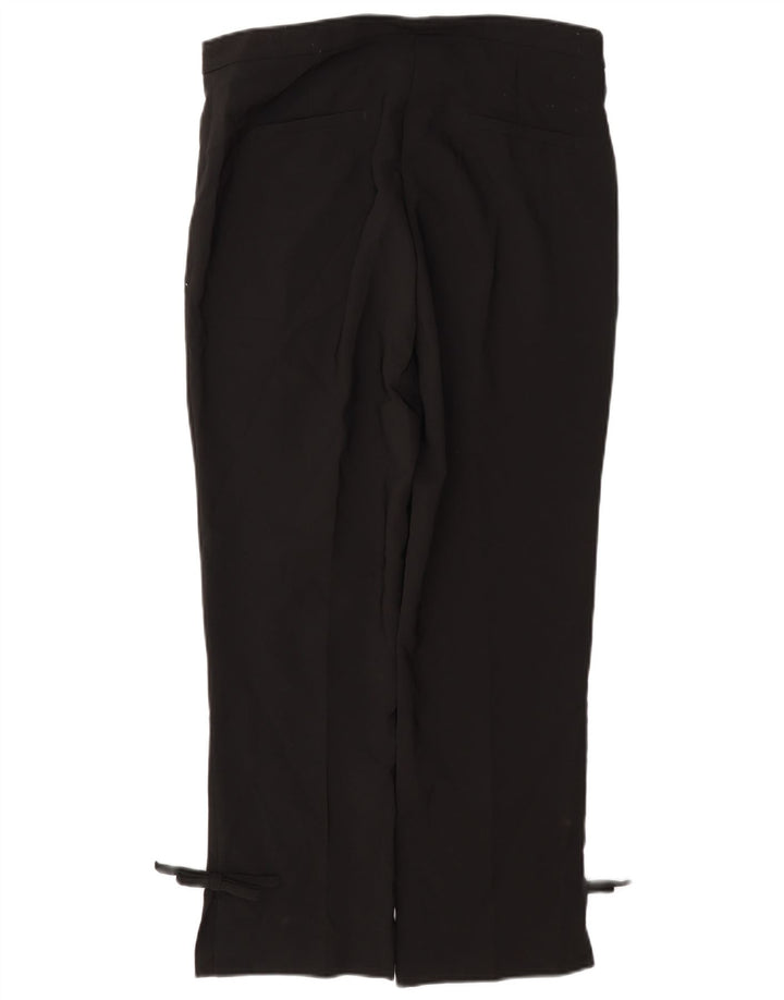 Gerade Damen-Freizeithose von Zara, Größe L, W30, L27, Schwarz, Polyester