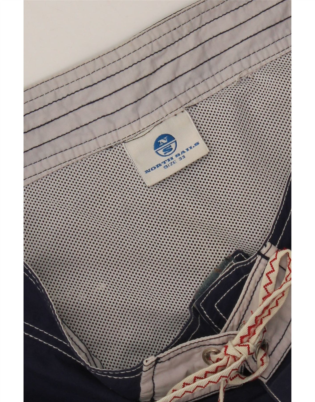 NORTH SAILS Herren Badeshorts mit Grafik, Mittelblau