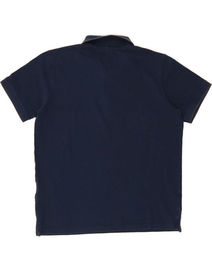 CARRERA Mens Regular Polo Shirt Large Navy Blue Cotton Vintage Carrera and Second-Hand Carrera from Messina Hembry 
