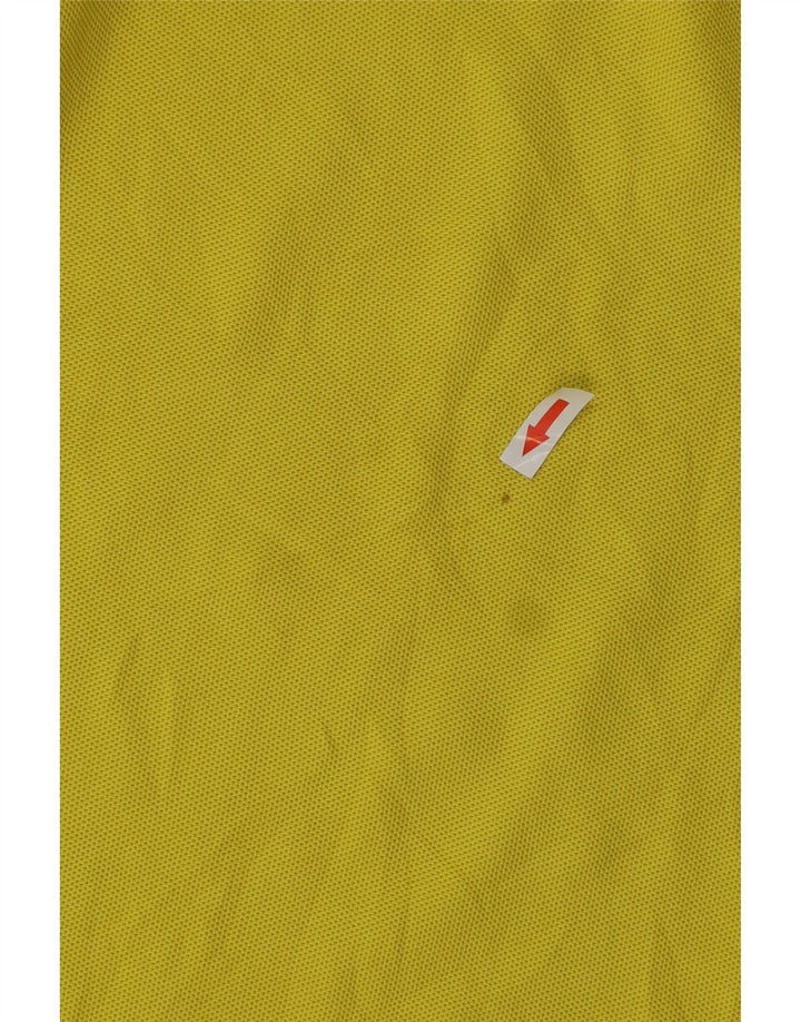 Tommy Bahama Herren-Poloshirt aus mittelgelber Baumwolle