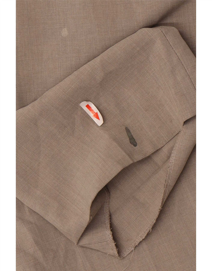 Gerade Herren-Anzughose von Marks & Spencer, W38, L33, beige, Polyester