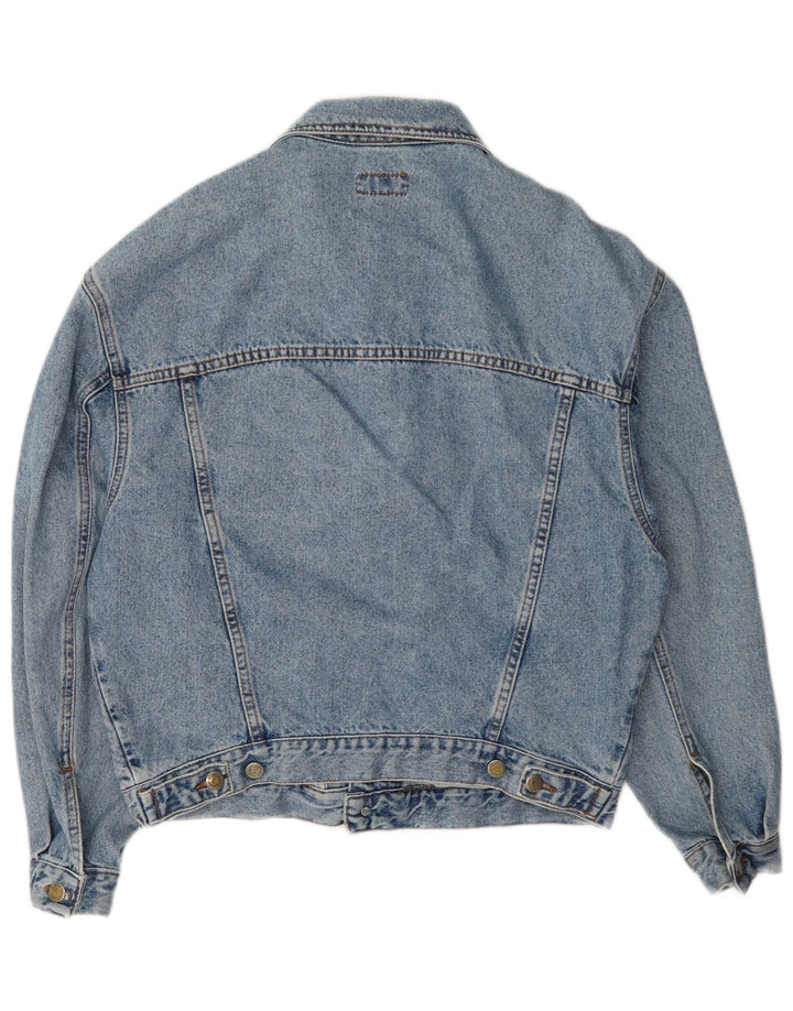 Vintage Herren Jeansjacke UK 38 Mittelblau