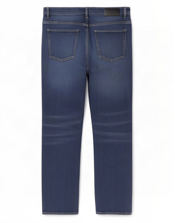 Hugo Boss Herren Candiani Slim Jeans W34 L30 Marineblau Baumwolle