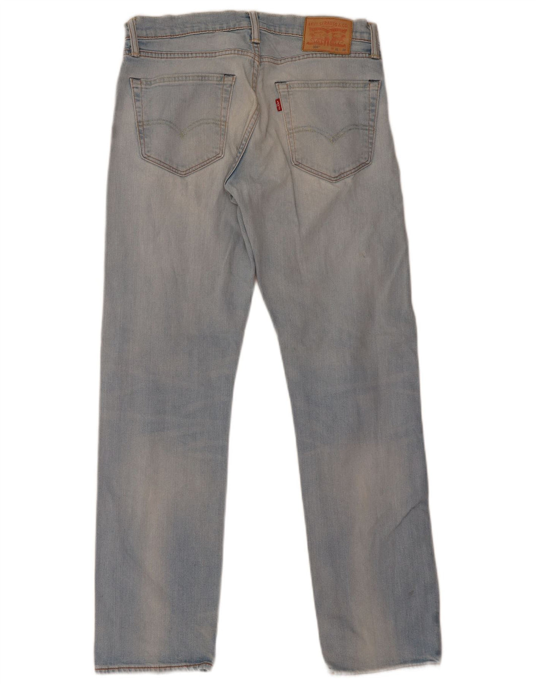 Levi's Herren 504 Straight Jeans W31 L32 Blaue Baumwolle