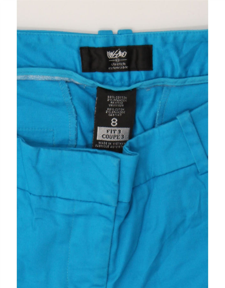MOSSIMO Womens Casual Shorts US 8 Medium W30 Blue Cotton Vintage Mossimo and Second-Hand Mossimo from Messina Hembry 