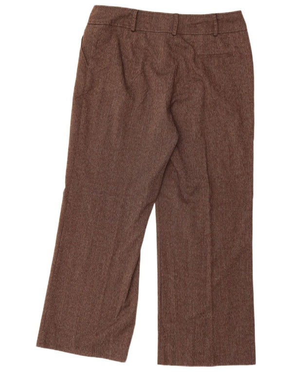 M&Co Damen-Chinohose mit weitem Bein und Zapfen, UK 14, Größe L W34 L29, Braun