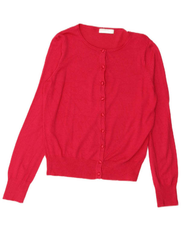 Marks & Spencer Damen-Cardigan-Pullover UK 8 Small Rosa Viskose