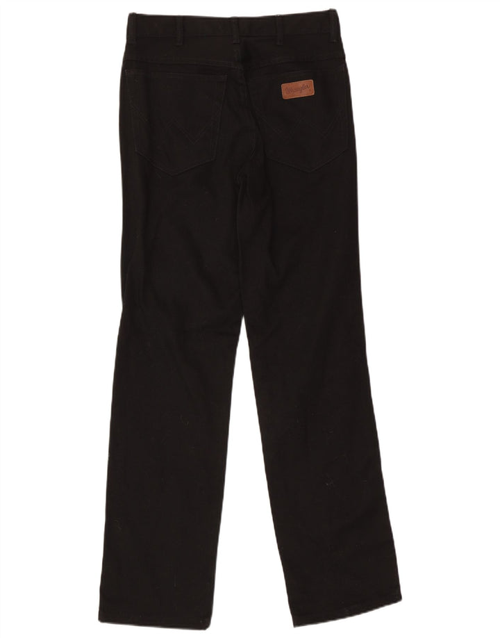 Wrangler Herren Straight Jeans W30 L31 Schwarze Baumwolle