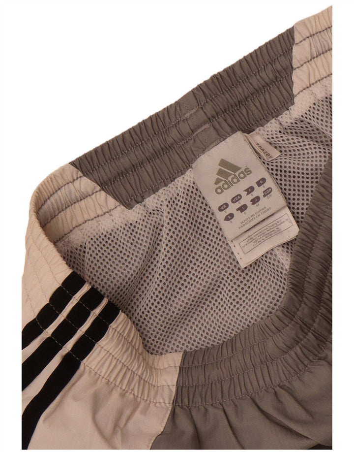 Adidas Herren-Sportshorts, klein, graues Colourblock-Polyester