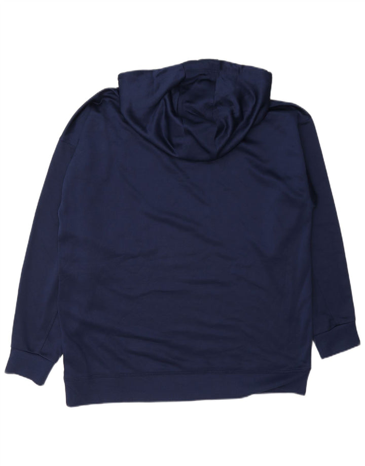 Dkny Herren-Kapuzenpullover mit Grafik, mittelgroß, Marineblau, Polyester