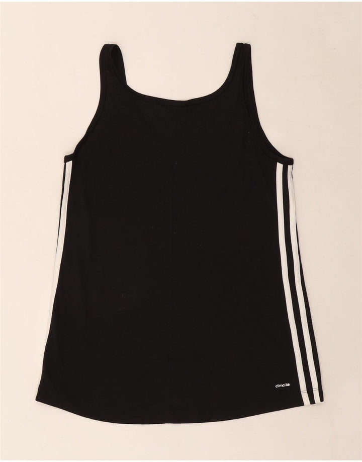 ADIDAS Damen Climalite Weste Top UK 8/10 Small Schwarz