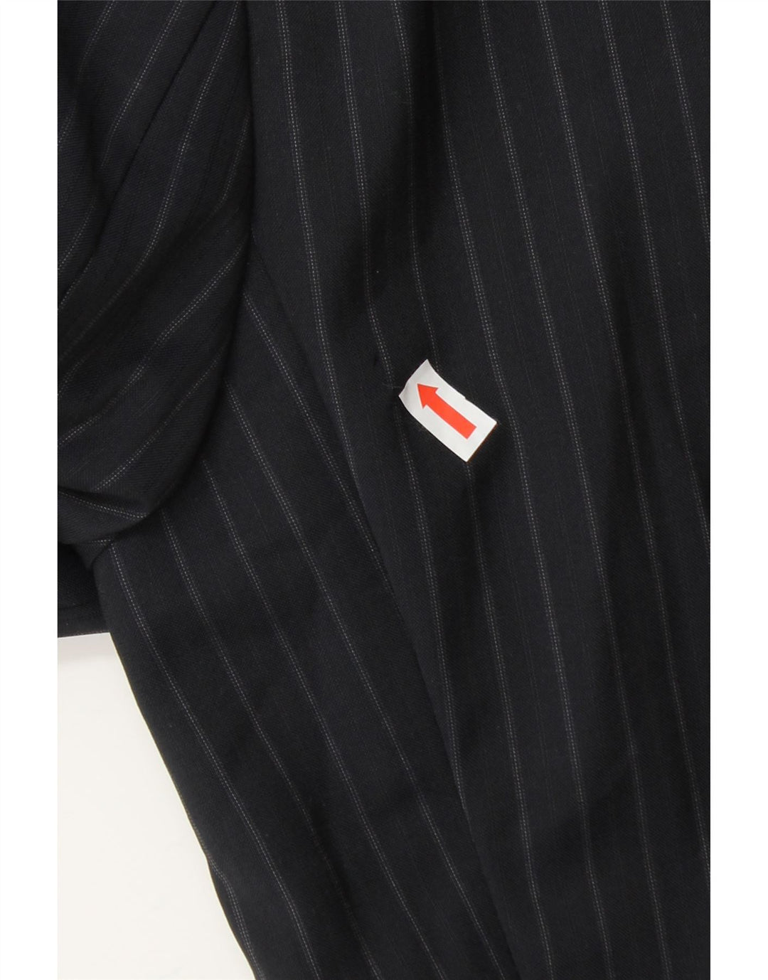 FERAUD Mens 3 Button Blazer Jacket IT 50 Large Navy Blue Pinstripe Wool
