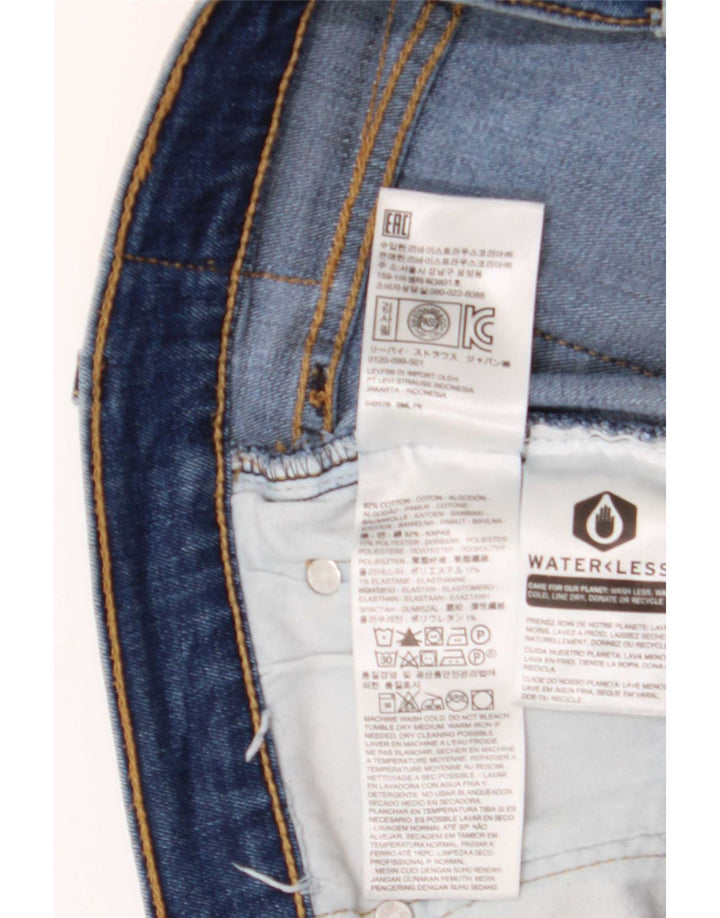 Levi's Herren 511 Slim Jeans W34 L32 Blaue Baumwolle