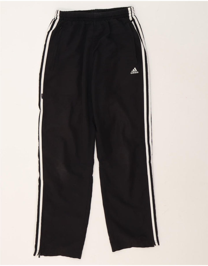 Adidas Damen Trainingshose UK 10 Small Schwarz Polyester