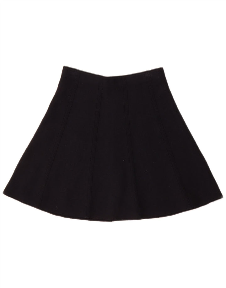 Zara Damen-Strickrock in A-Linie, Gr. 6, S, W26, Marineblau