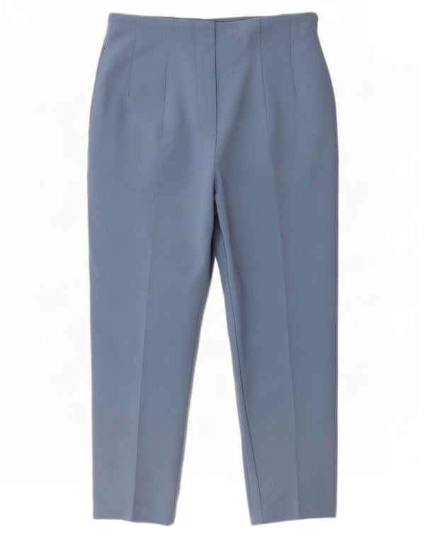Marks & Spencer Damen Kurz geschnittene Hose UK 12 Medium W30 L24 Blau