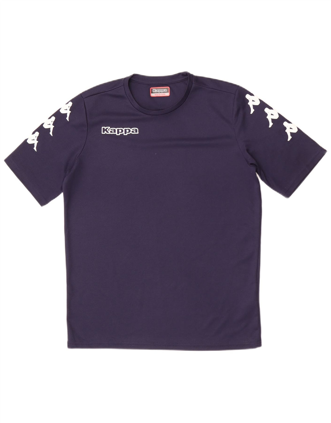 Kappa Herren-Grafik-T-Shirt-Oberteil Mittelmarineblaues Polyester