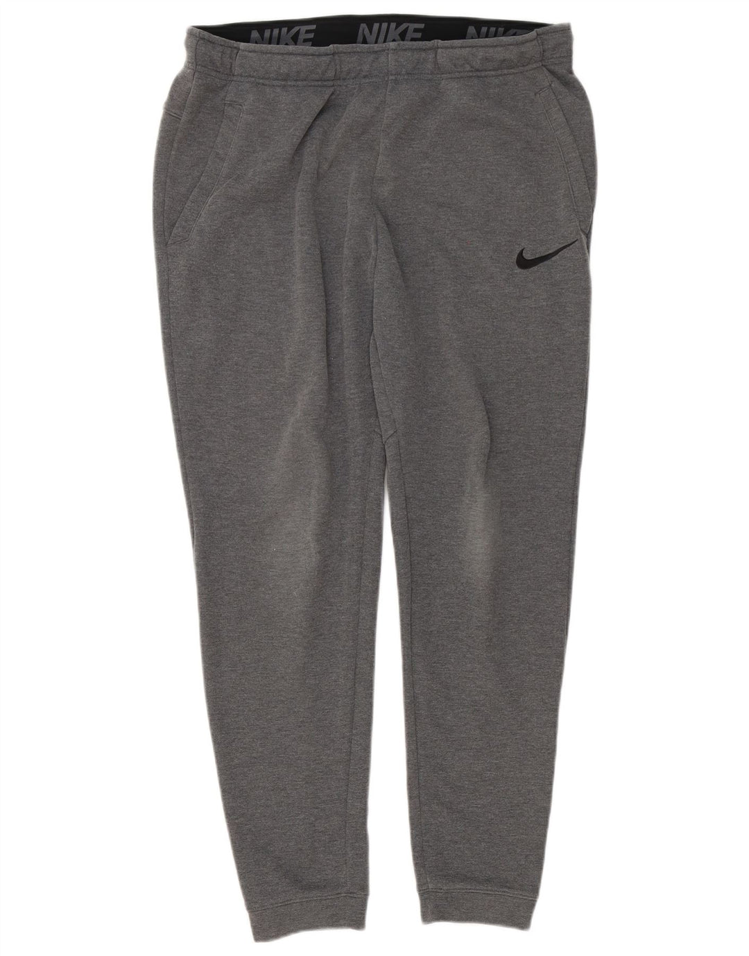 Nike Herren Dri Fit Trainingshose Joggers Large Grau Polyester