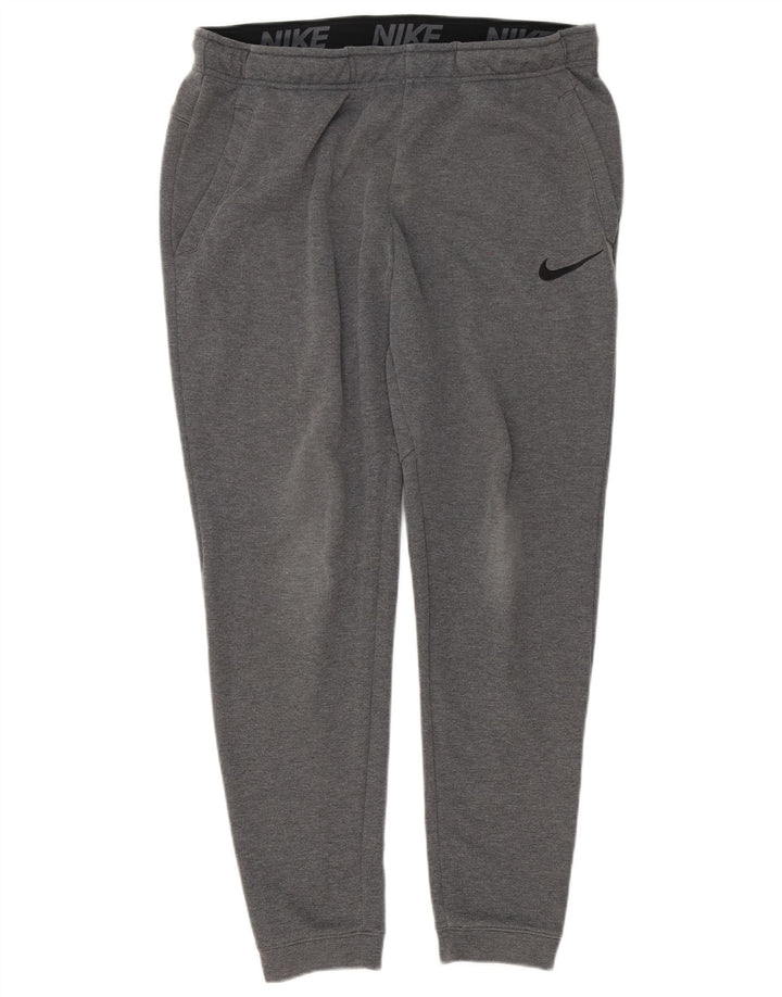 Nike Herren Dri Fit Trainingshose Joggers Large Grau Polyester