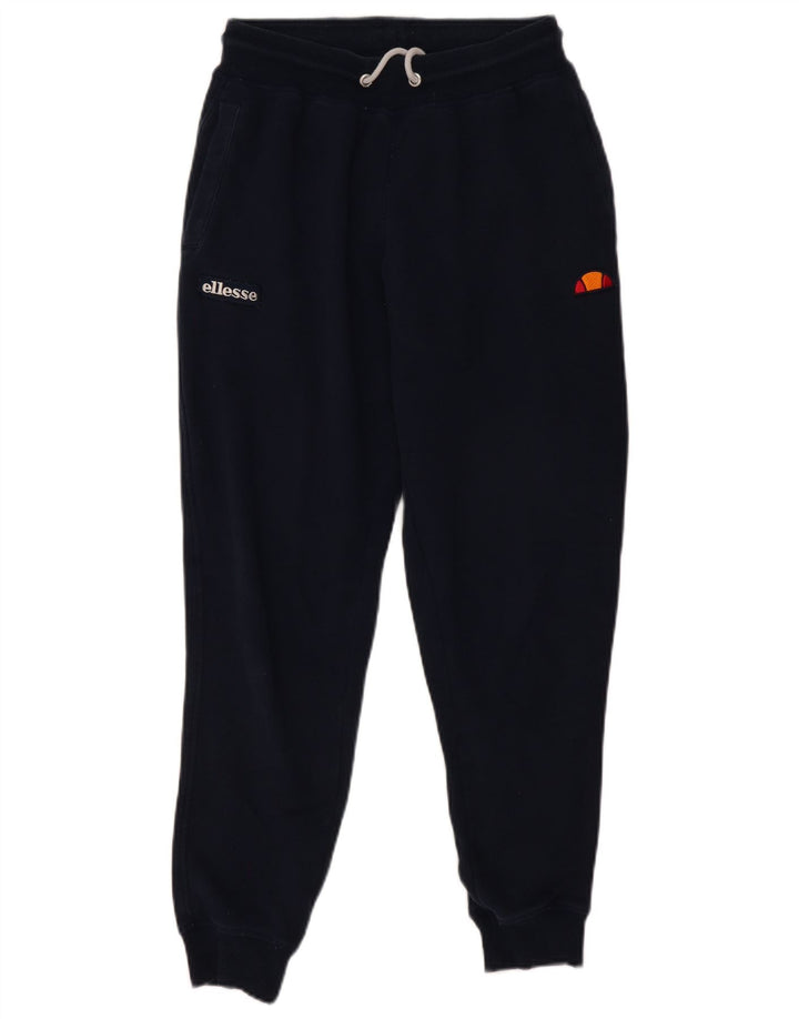 Ellesse Herren-Trainingshose, Jogginghose, klein, marineblau, Baumwolle