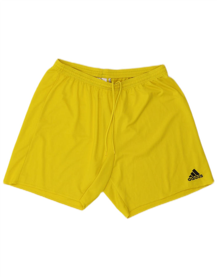 Adidas Herren Climalite Sport Shorts XL Gelb Polyester