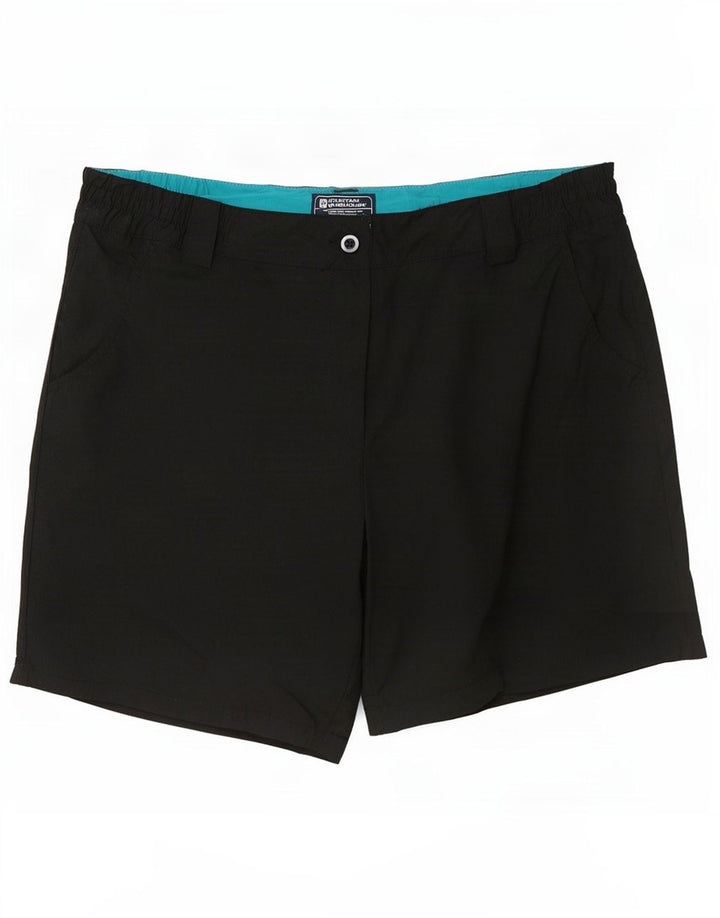 Mountain Warehouse Damen Chinoshorts UK 12 Medium W32 Schwarzes Polyester