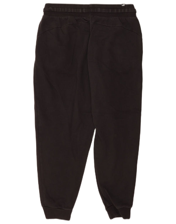 Puma Mens Tracksuit Trousers Joggers Large Black Cotton