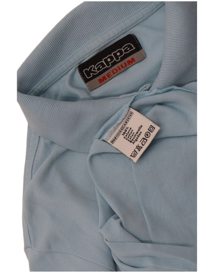 Kappa Herren-Poloshirt aus mittelblauer Baumwolle