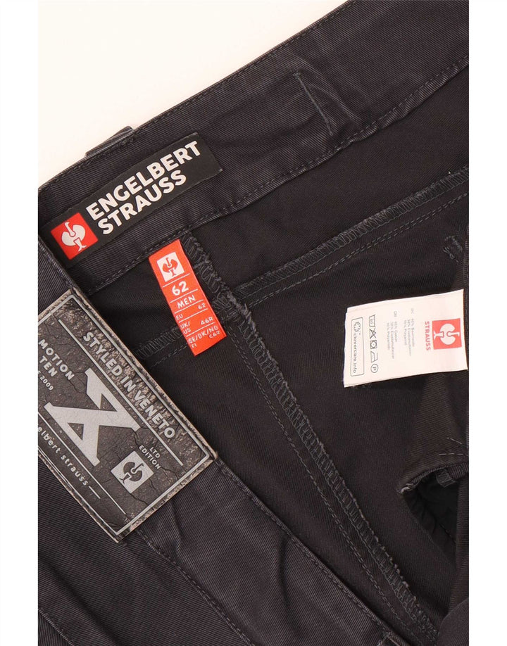 Engelbert Strauss Herren Cargoshorts W46 3XL Schwarz Baumwolle